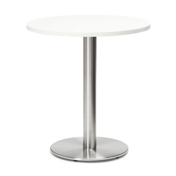 Stainless Steel Round Dining Table White-0