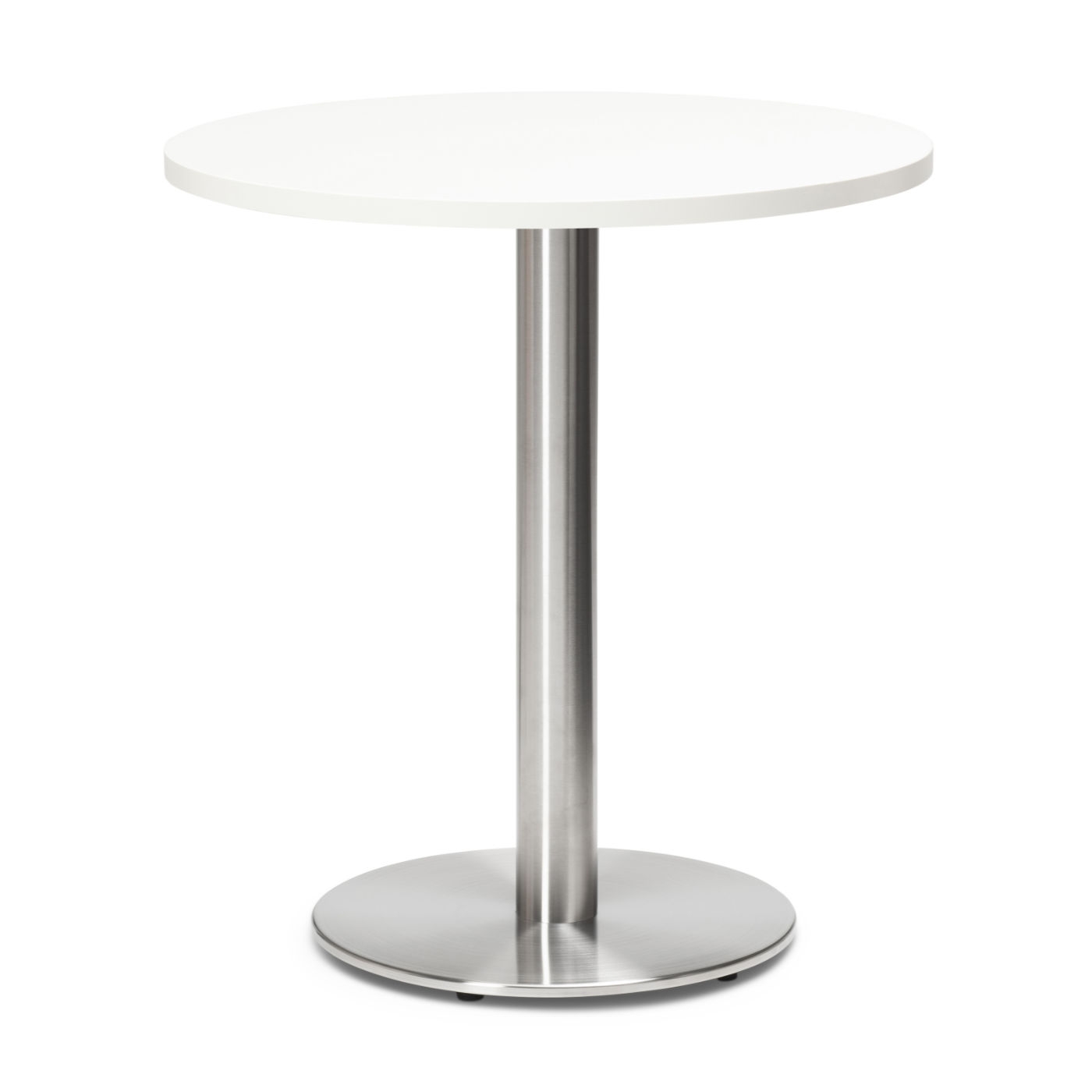Stainless Steel Round Dining Table White-0