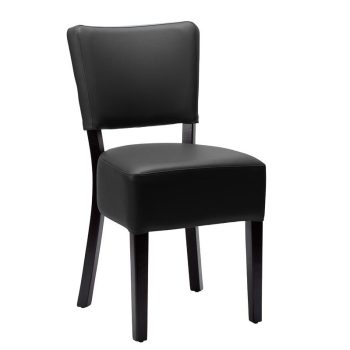Classic Restaurant Side Chair Black-0