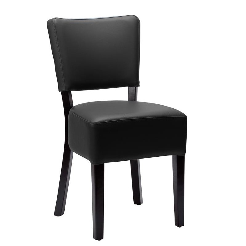 Classic Restaurant Side Chair Black-0