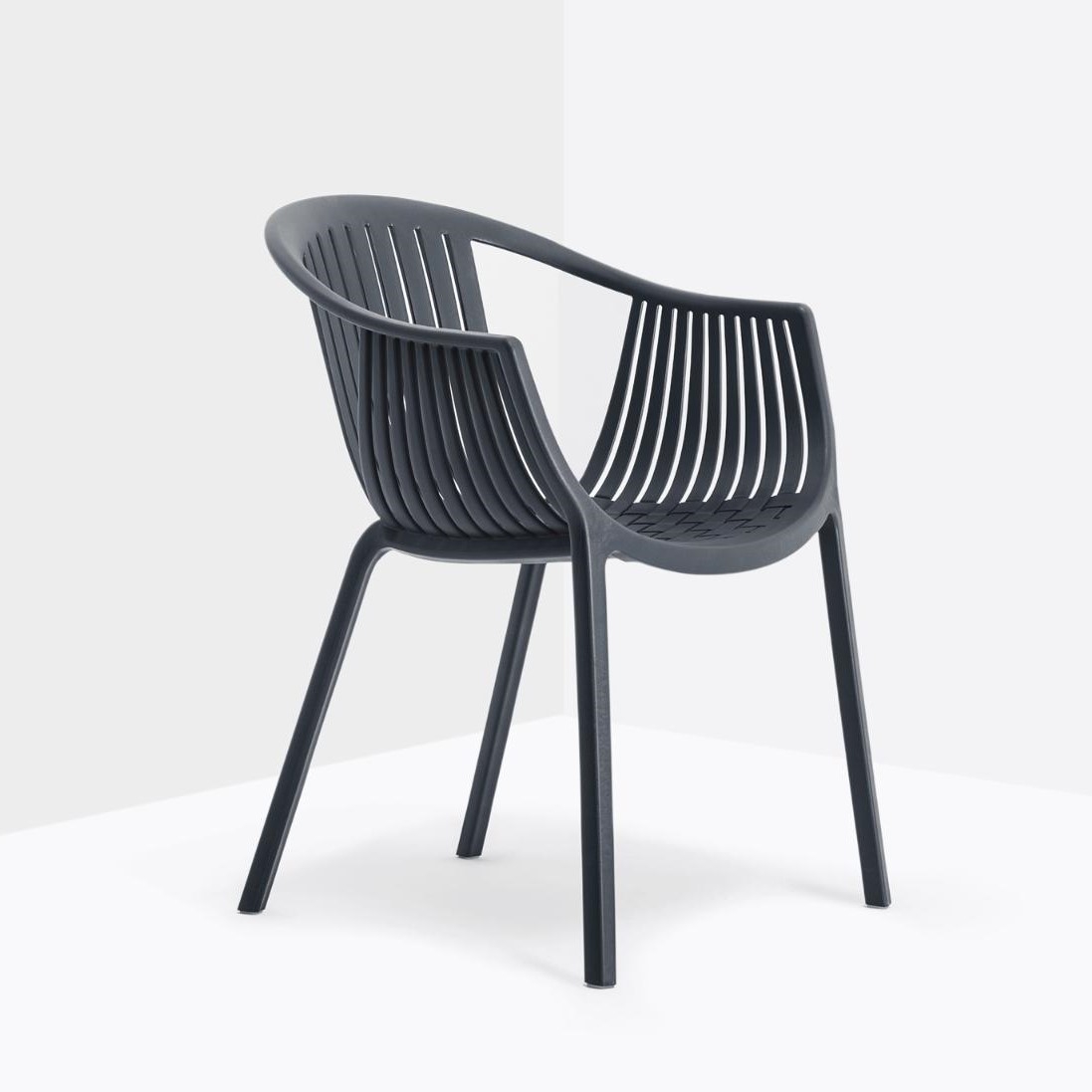 Pedrali Tatami Armchair Anthracite Grey-0