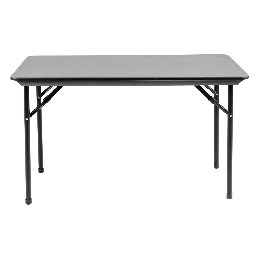 Bolero ABS Rectangular Folding Table Grey 4ft -22770