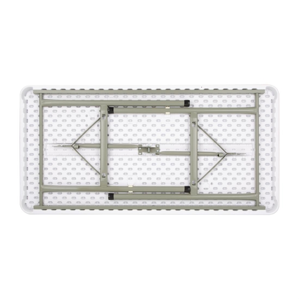 Bolero PE Rectangular Folding Table White 4ft-34454