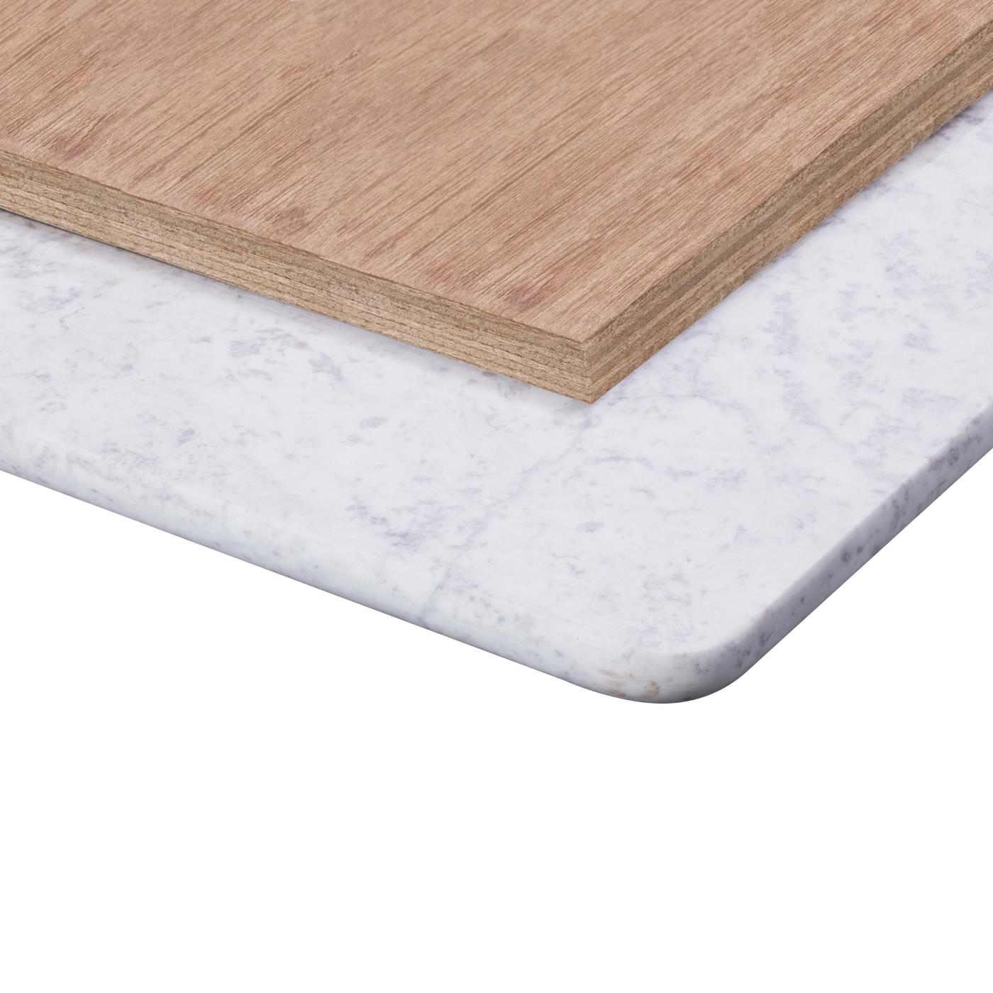 Marble Carrara Top 700 x 700mm Square-29761