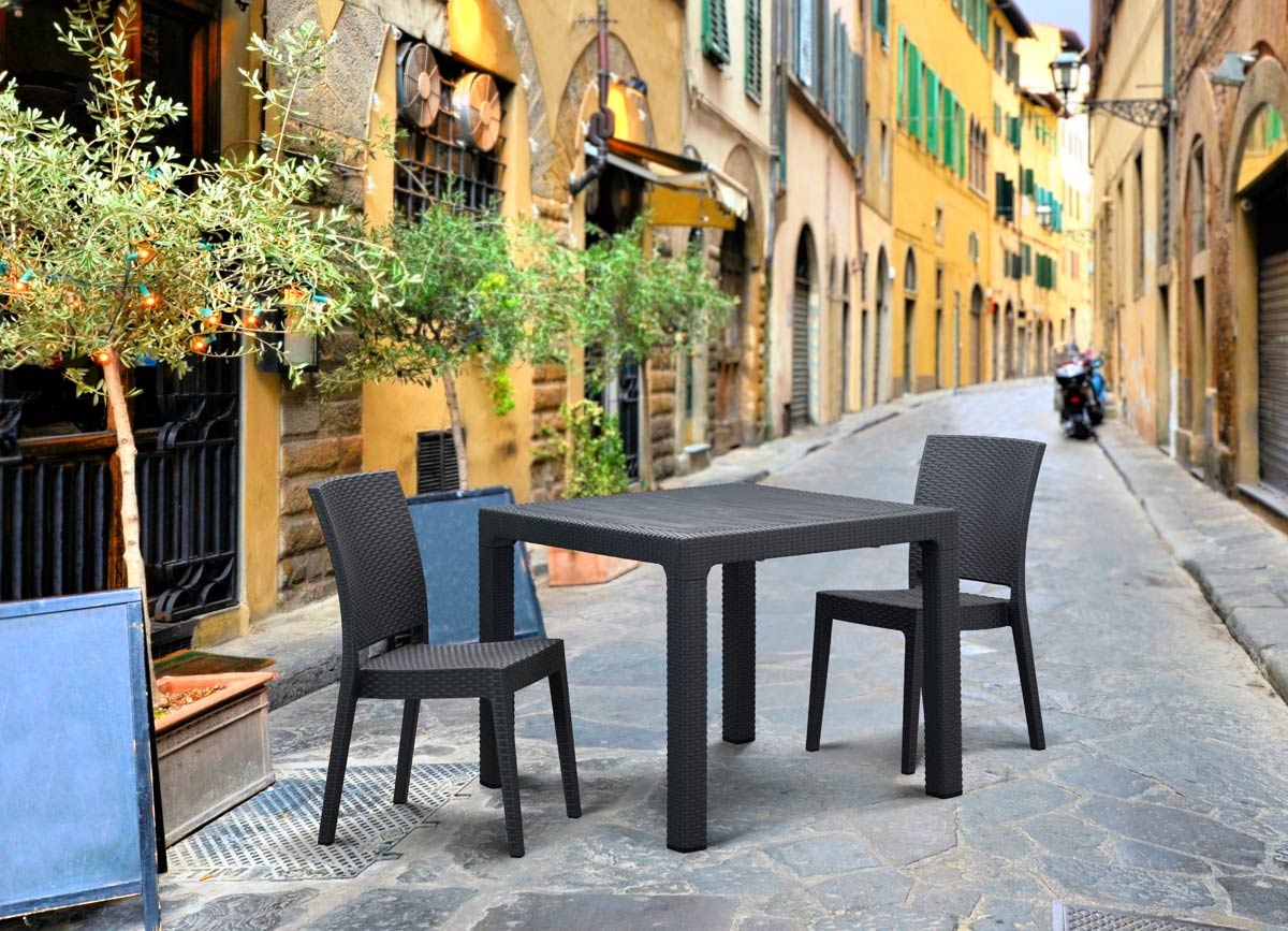 Rattan Style 4 Seater Table-24613