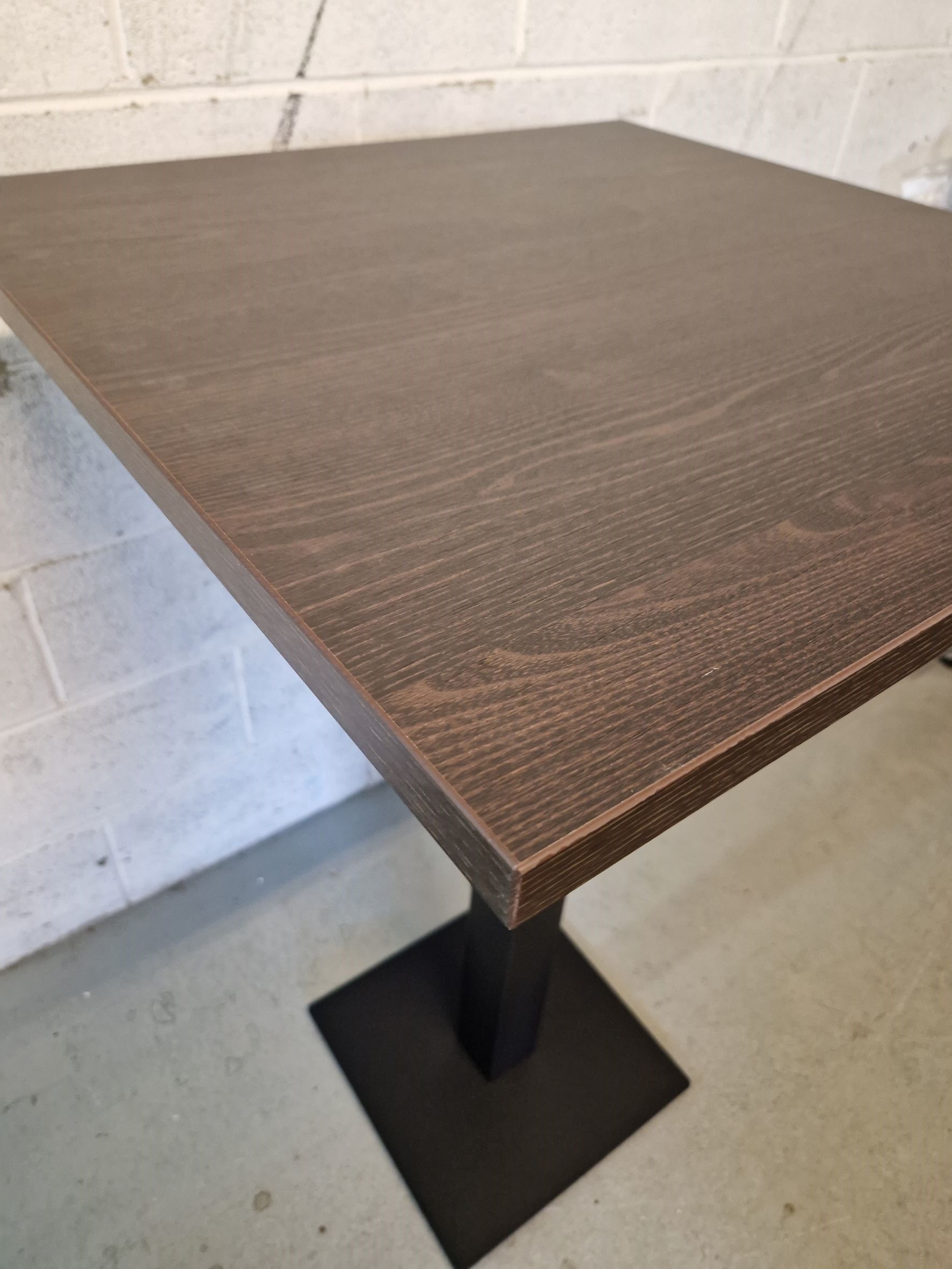 Laminate Table Top Dark Oak 680mm Square-27790