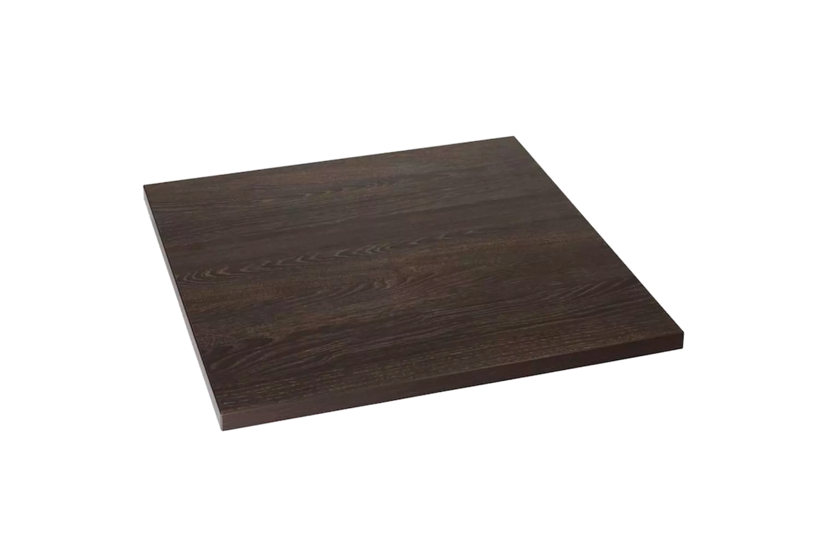 Laminate Table Top Dark Oak 680mm Square-0