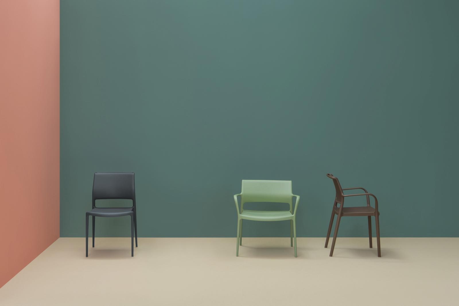 Pedrali Ara 310 Chair Anthracite Grey-33333