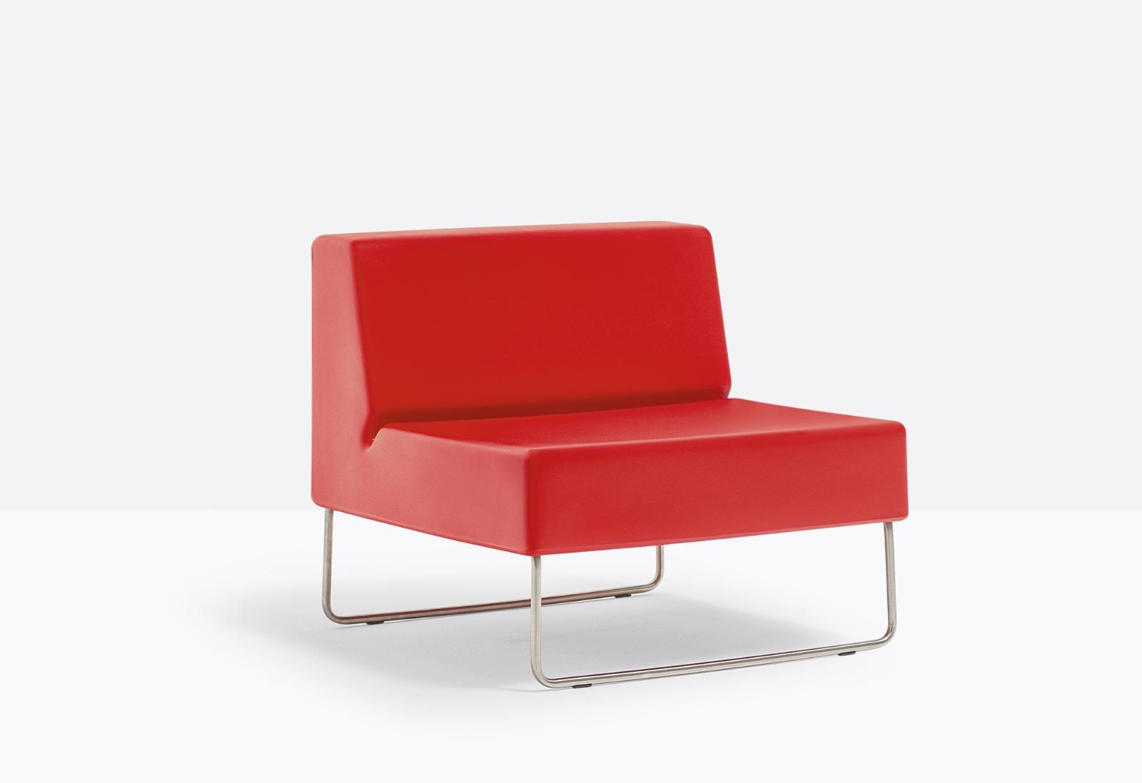 Pedrali Host Lounge Sofa Red-0