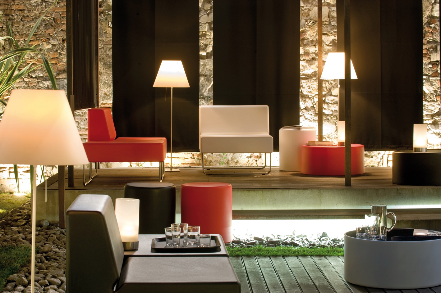 Pedrali Host Lounge Sofa Red-26205