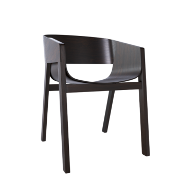 Ton Merano Armchair Black-0