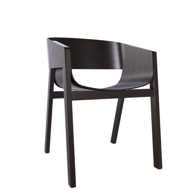 Ton Merano Armchair Black-0