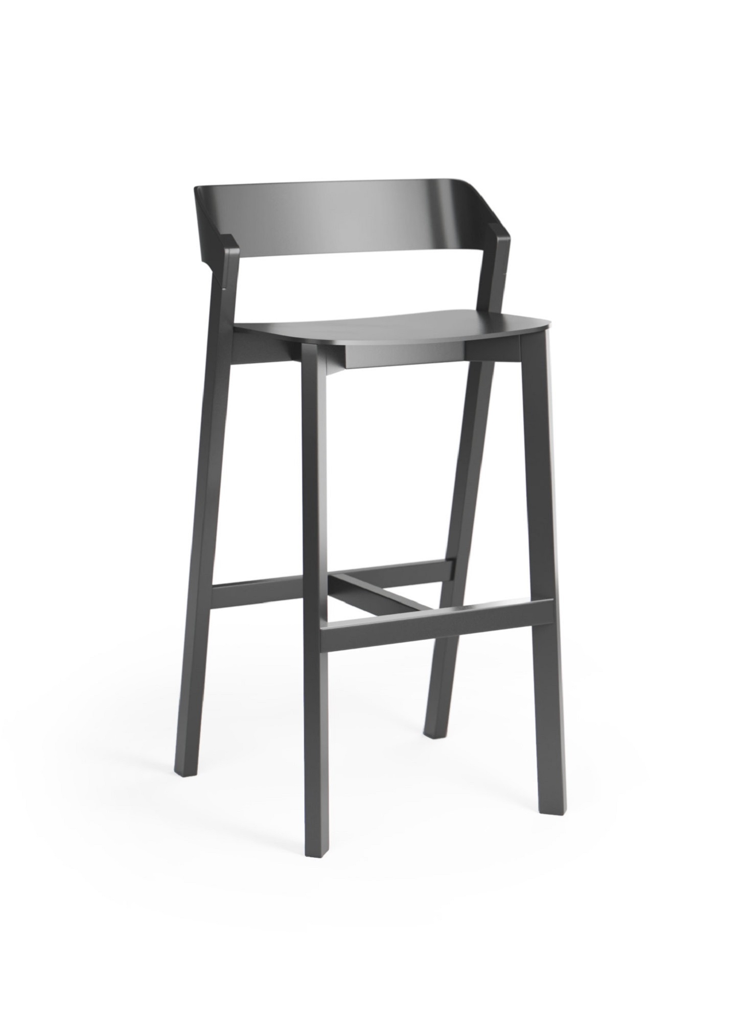 Ton Barstool Merano Black-27039