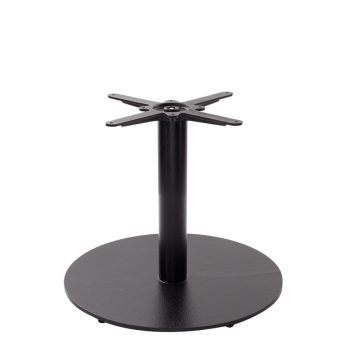 Cast Iron Slimline Round Large Coffee Height Table Base -0