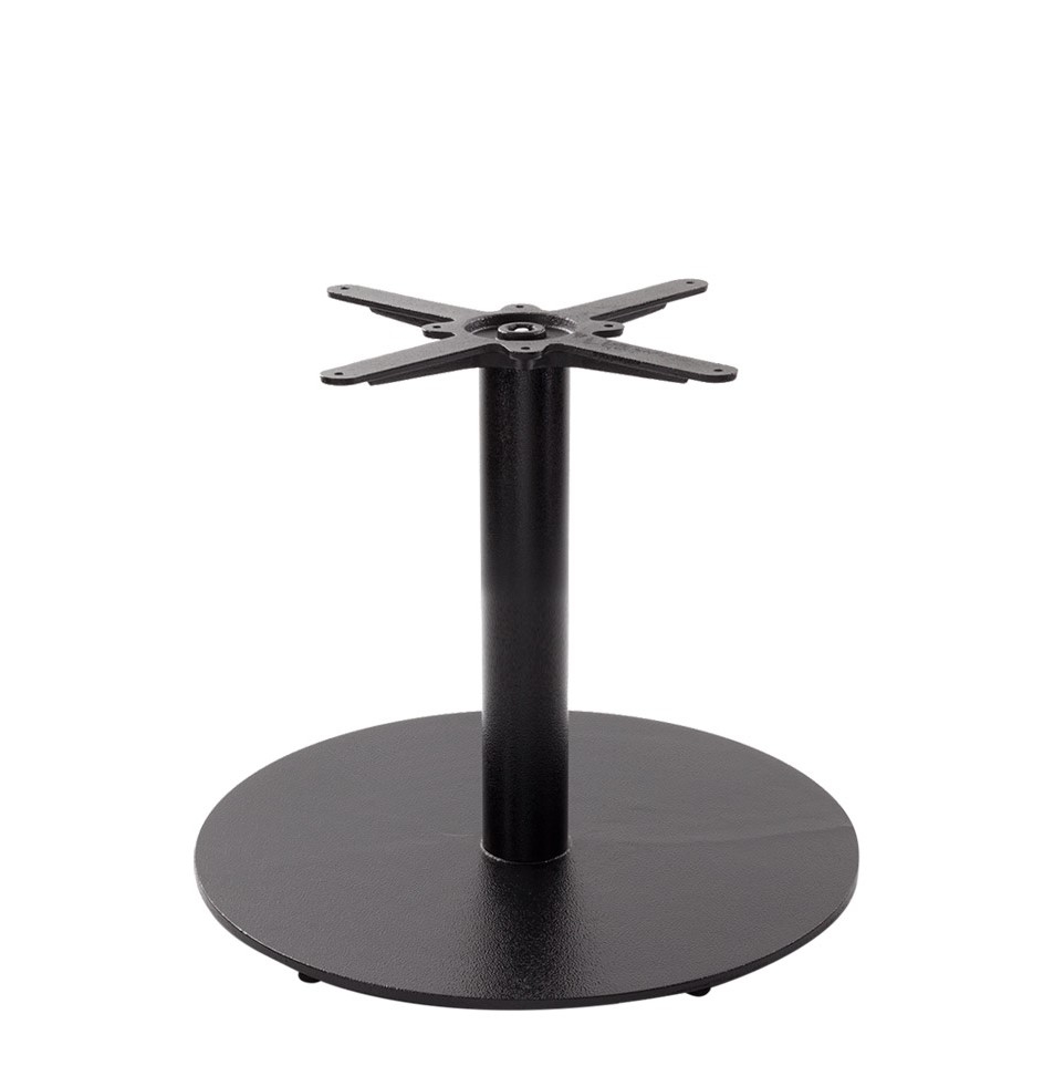 Cast Iron Slimline Round Large Coffee Height Table Base -0