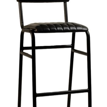 Industrial Stacking Barstool Vintage Black-0