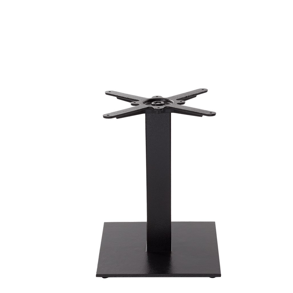 Cast Iron Slimline Square Coffee Height Table Base-0