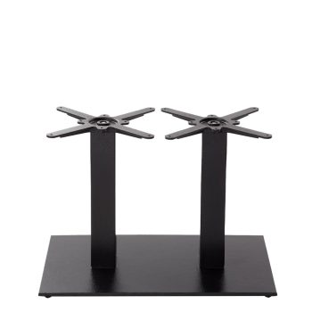 Cast Iron Slimline Twin Coffee Height Table Base-0