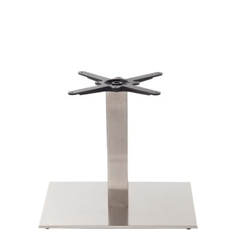 Stainless Steel Rectangular Coffee Height Table Base-0