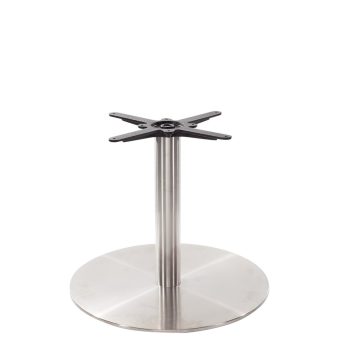 Stainless Steel Round Large Coffee Height Table Base-0