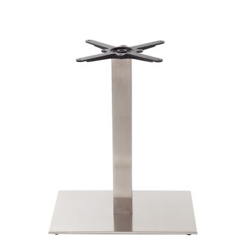 Dining Height Stainless Steel Table Base Rectangular-0