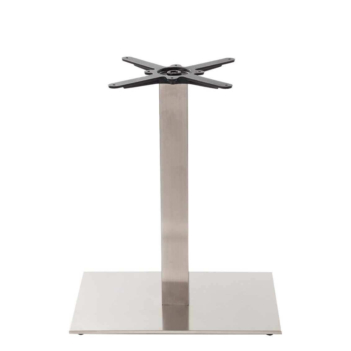 Dining Height Stainless Steel Table Base Rectangular-0