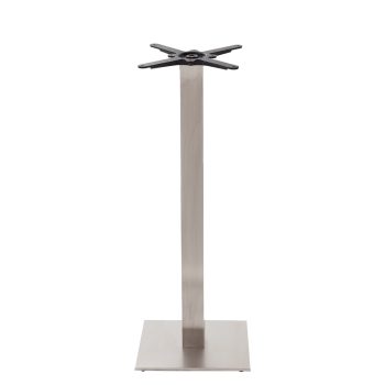 Poseur Height Stainless Steel Table Base Square-0