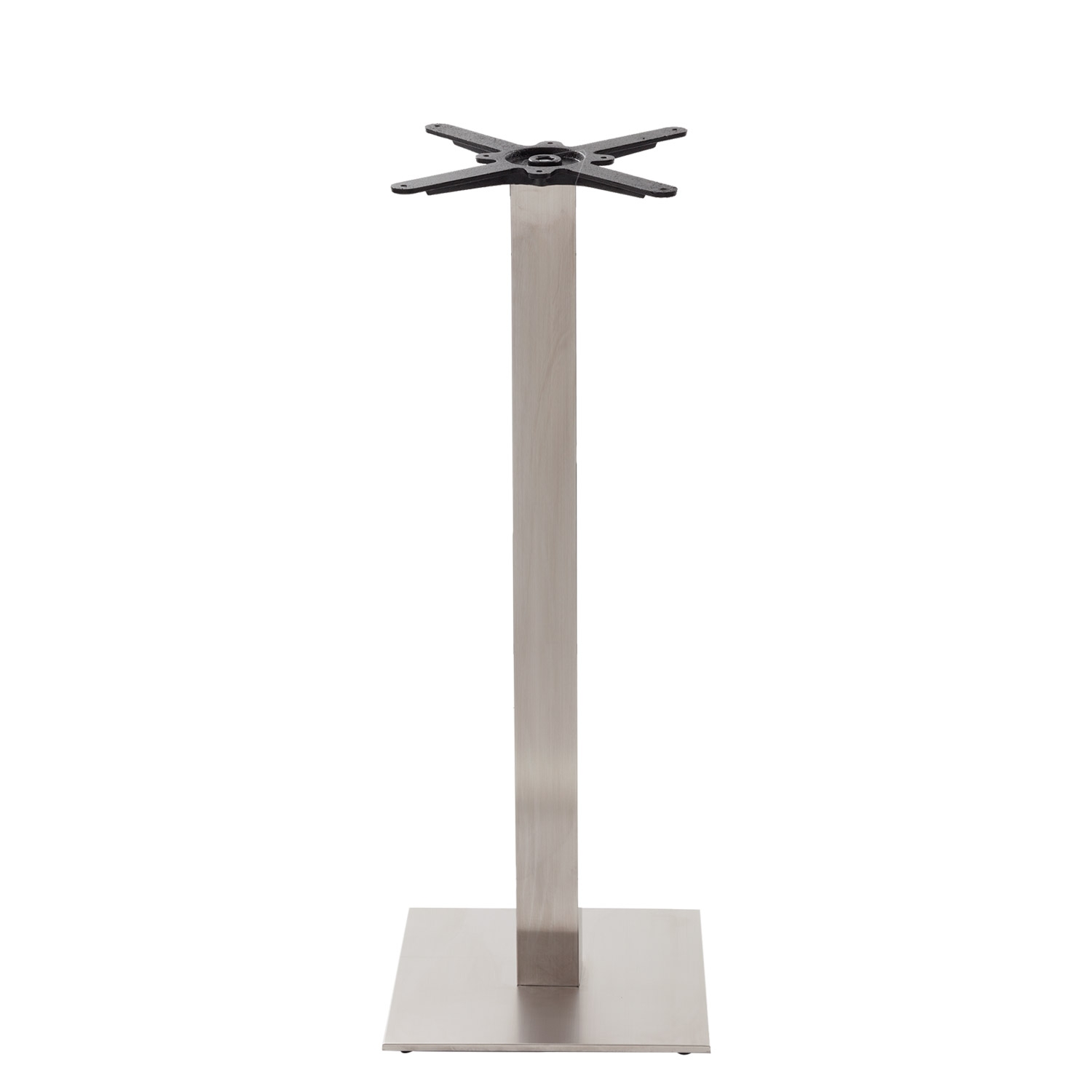 Poseur Height Stainless Steel Table Base Square-0