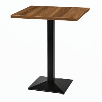 Pyramid High Bar Table Walnut Square -0
