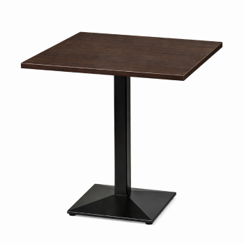 Pyramid High Bar Table Dark Oak Top Square-0