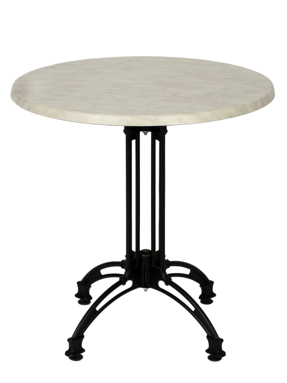 Continental 4 Leg Table Marble Round Werzalit Top-0