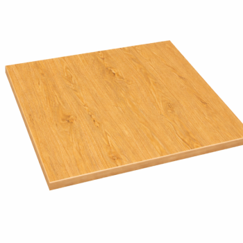 Laminate Table Top Oak 680mm Square-0