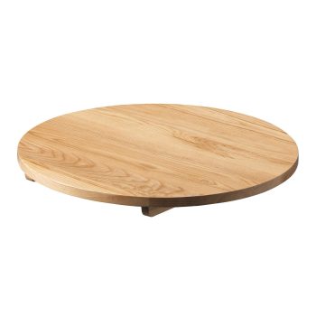Solid Ash tabletops - Oak Stained 700mm Round-0