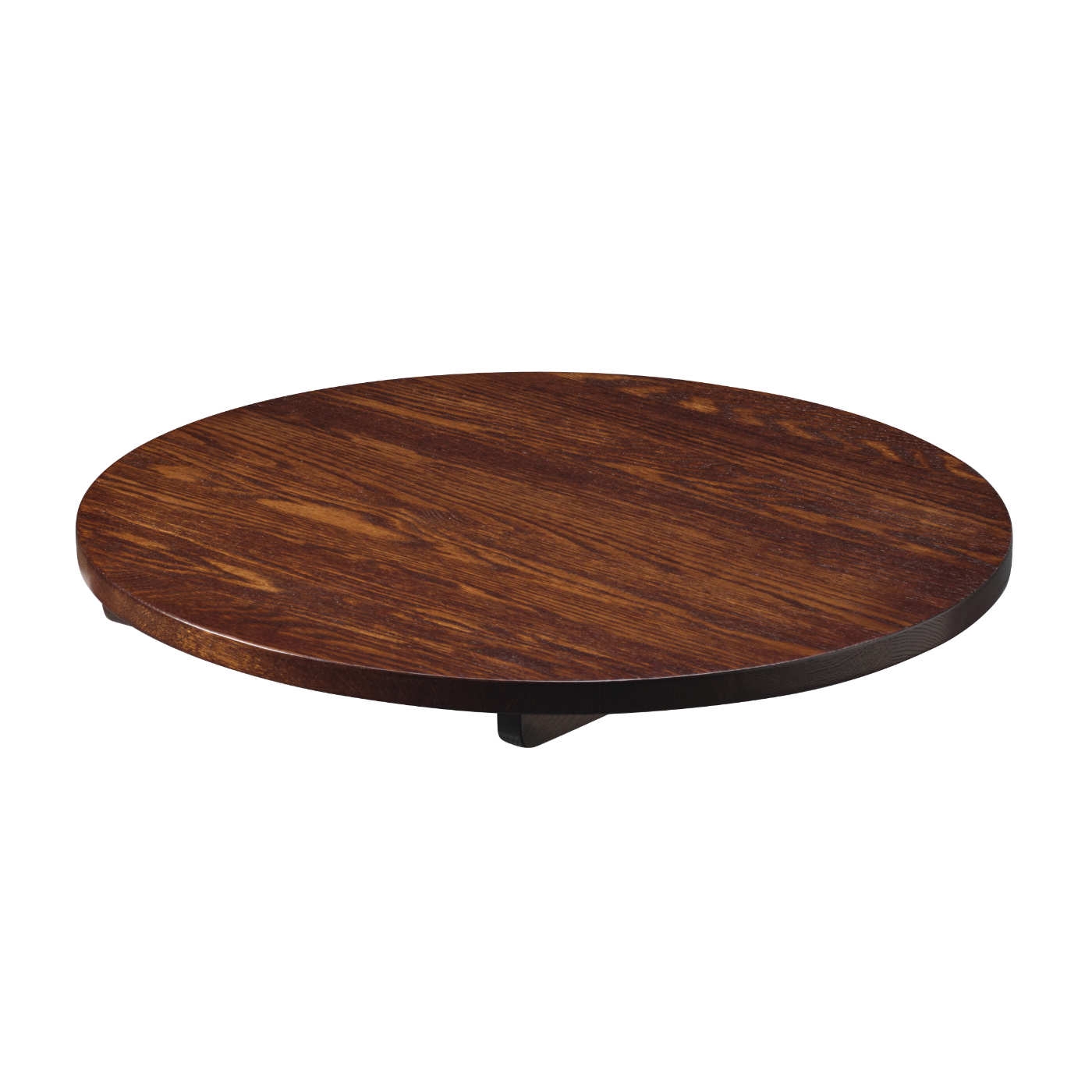 Solid Ash tabletops - Walnut Stained 700mm Round-0