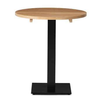 Solid Wood Oak Dining Table Round 700mm-0