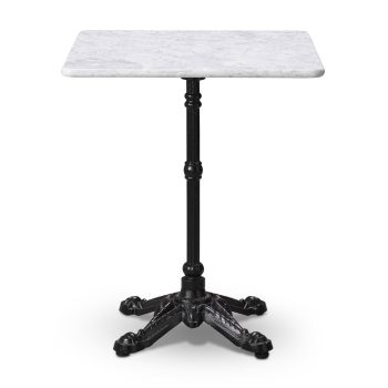 Bistro Dining Table Real Marble Square-0