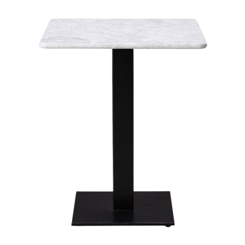 Solid Real Marble Dining Table Square -0