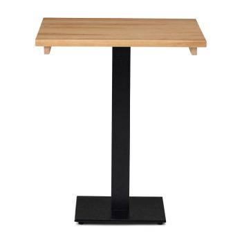 Solid Wood Oak Dining Table Square 700 x 700mm-0
