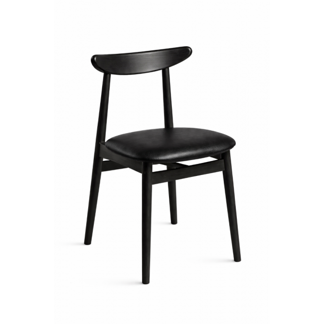 Fameg Chair Finn Black Upholstered Seat