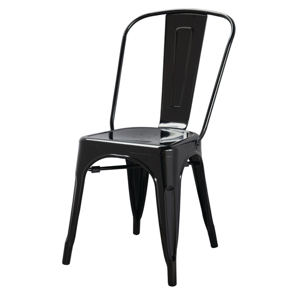 French Bistro Side Chair - Black -35254