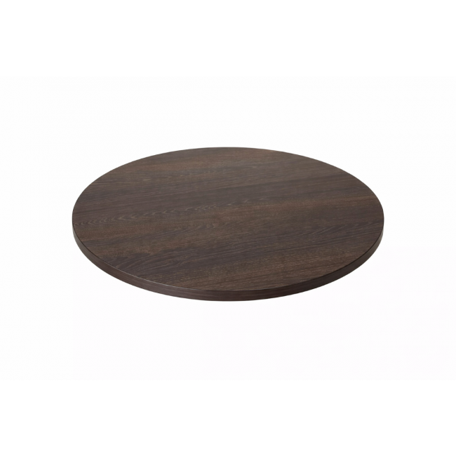 Laminate Table Top Dark Oak 680mm Round