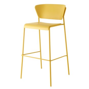 SCAB design Lisa Technopolymer Stool Yellow-0