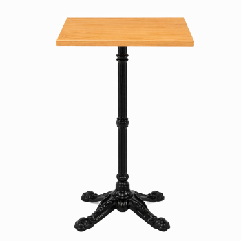 Bistro High Bar Table Oak Square-0
