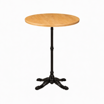Bistro High Bar Table Oak Round-0