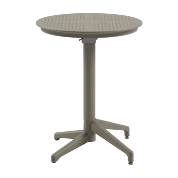 Boom Flip Top Dining Height Table – Mink 600mm Round-0