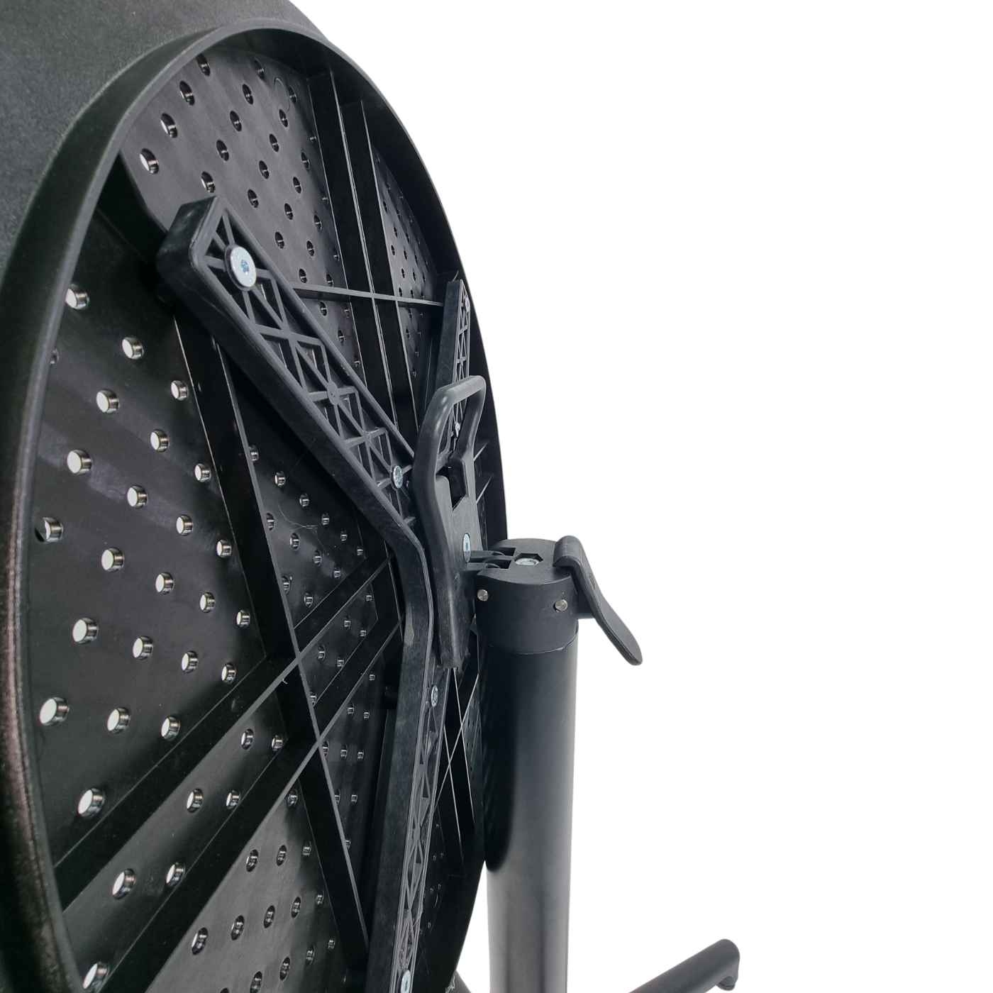 Boom Flip Top Dining Height Table – Black 600mm Round-35236