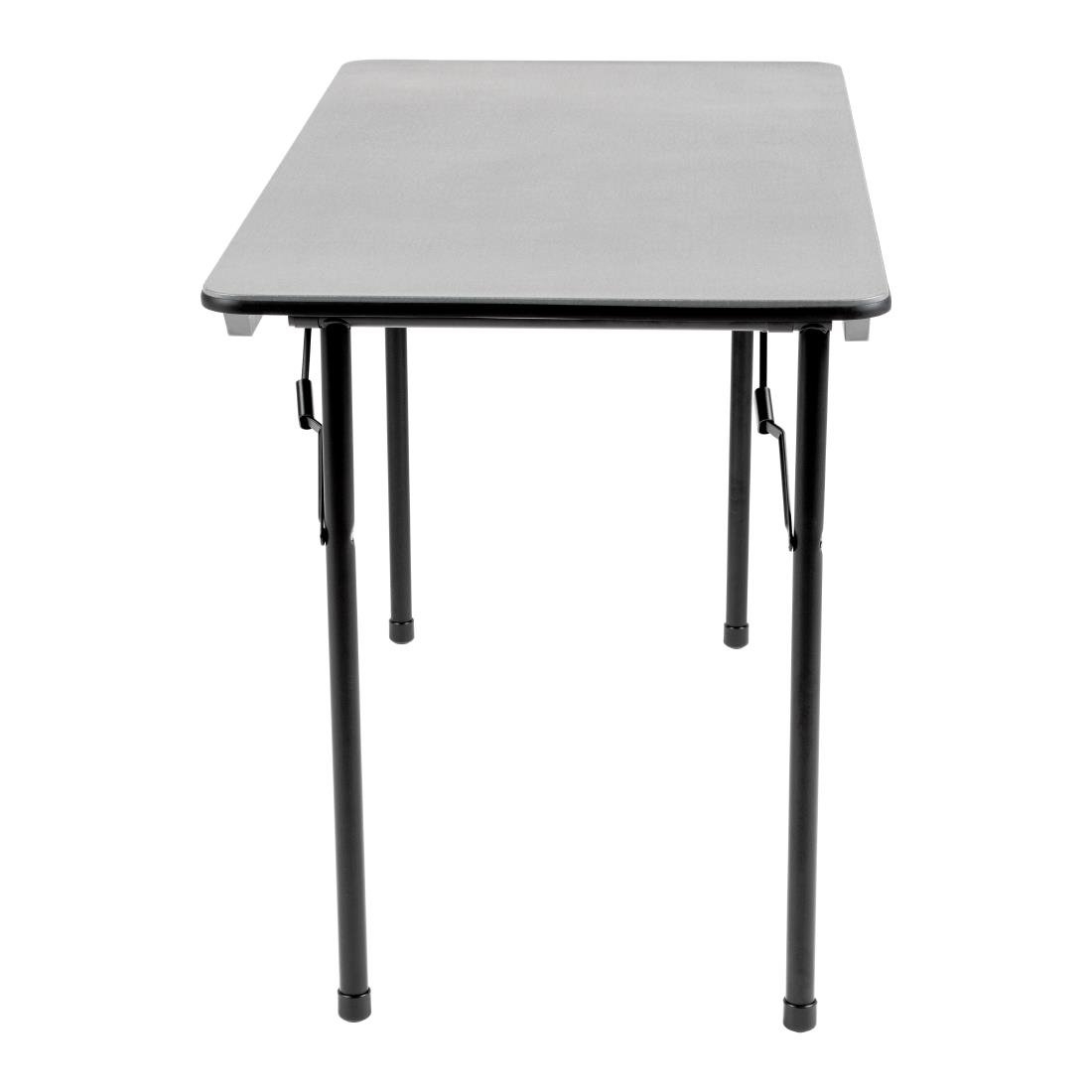 Bolero ABS Rectangular Folding Table Grey 6ft -34456