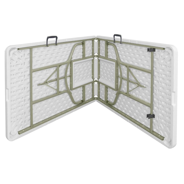 Rectangular Centre Folding Table White 8ft-35781