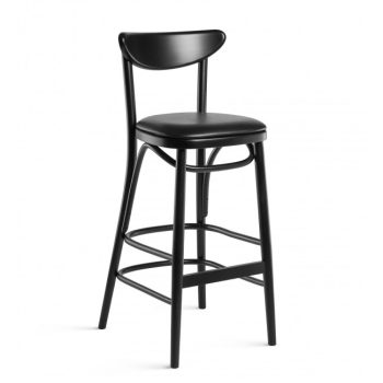 Bentwood Bananna Back Barstool Upholstered-0