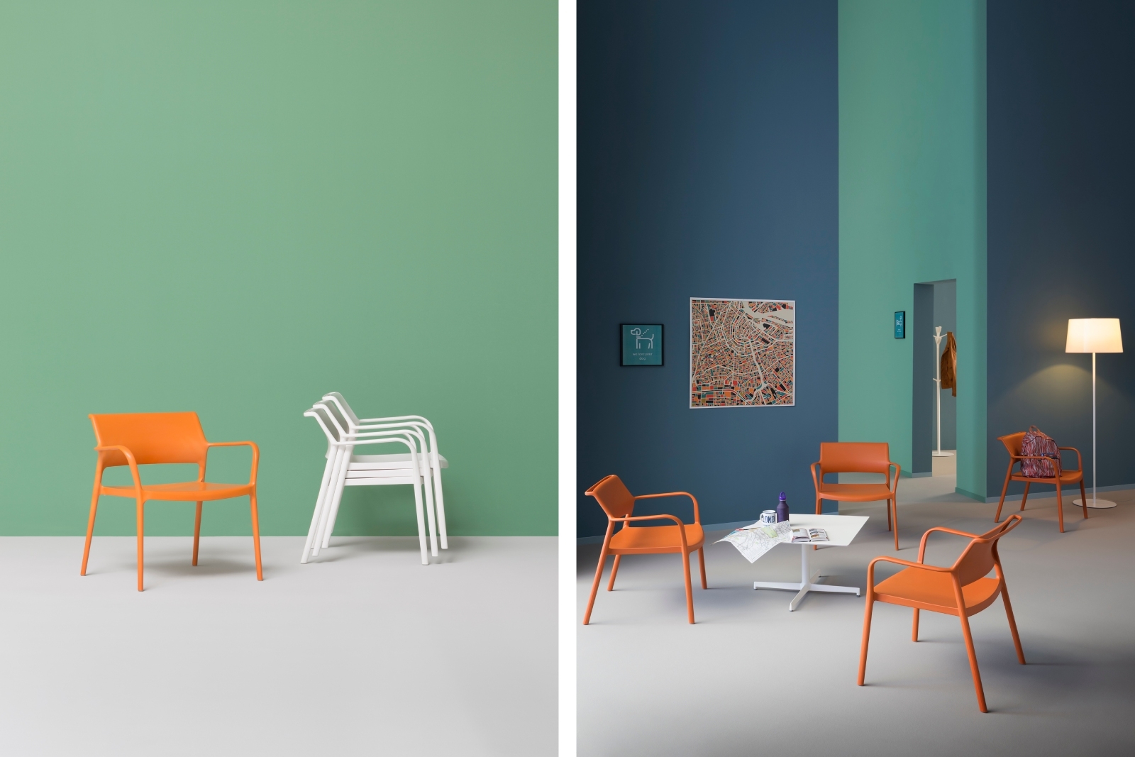 Pedrali Ara Armchair 315 Orange-36640